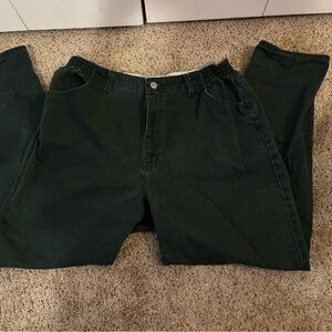 Riders Women’s Dark Green Straight Legged Jeans